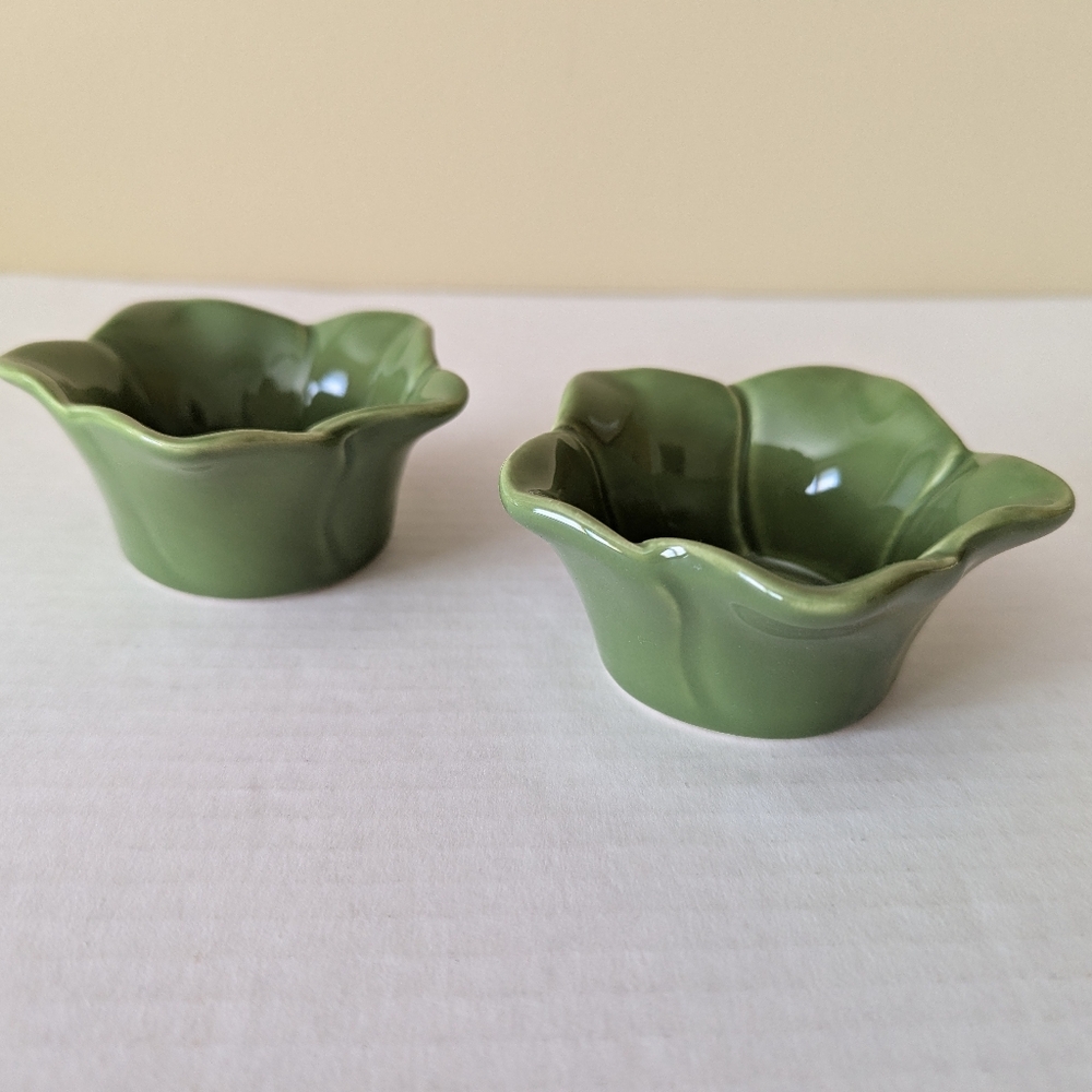 Southern Living Gail Pittman Stoneware Votive Tea Light Candle Holders